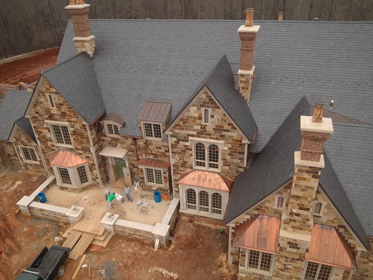 Craftsman Roofing Slate Roof Repair project in PiÃ±on Hills
